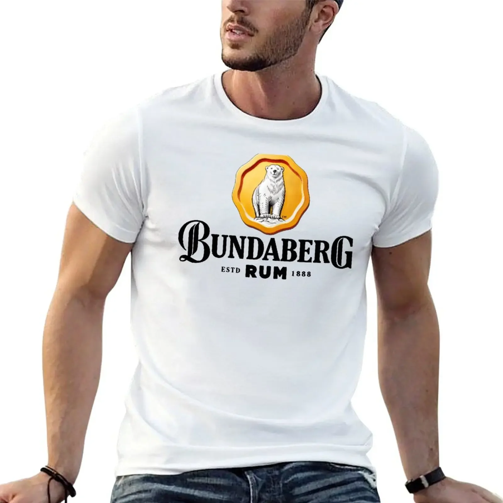 Изысканная футболка Bundaberg Rum Design незаменимая футболки на заказ забавные подарки