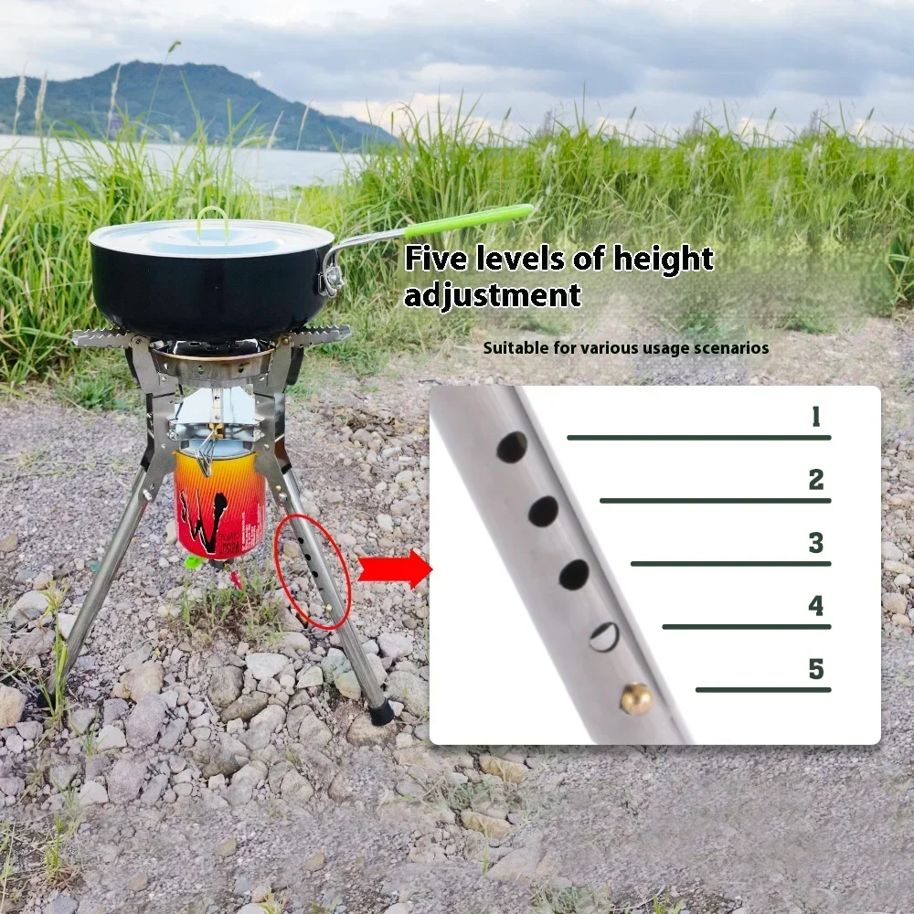 BRS-69 кемпинговая горелка с высокой тепловой мощностью портативная газовая для