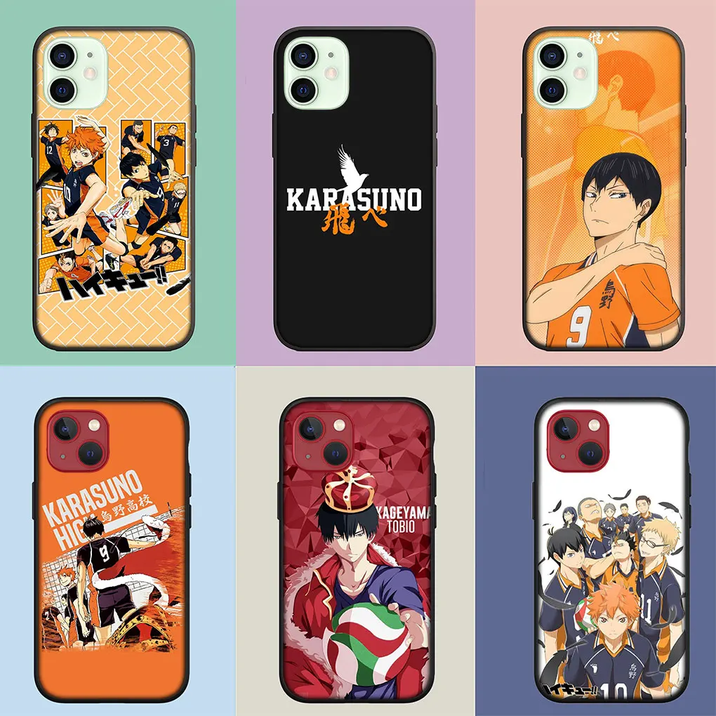 KARASUNO Shoyo Hinata Haikyuu Soft Cover Casing for iPhone 16 15 14 13 12 Mini Pro XS Max X XR 7 8 Plus + 15+ Phone Case