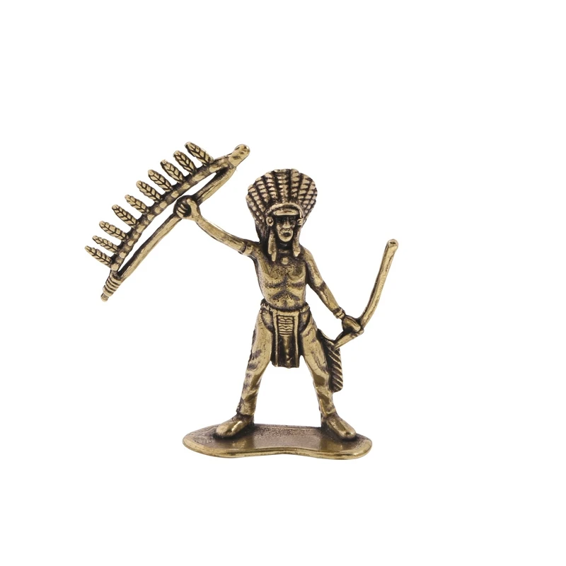 

Медная статуэтка майянских воинов