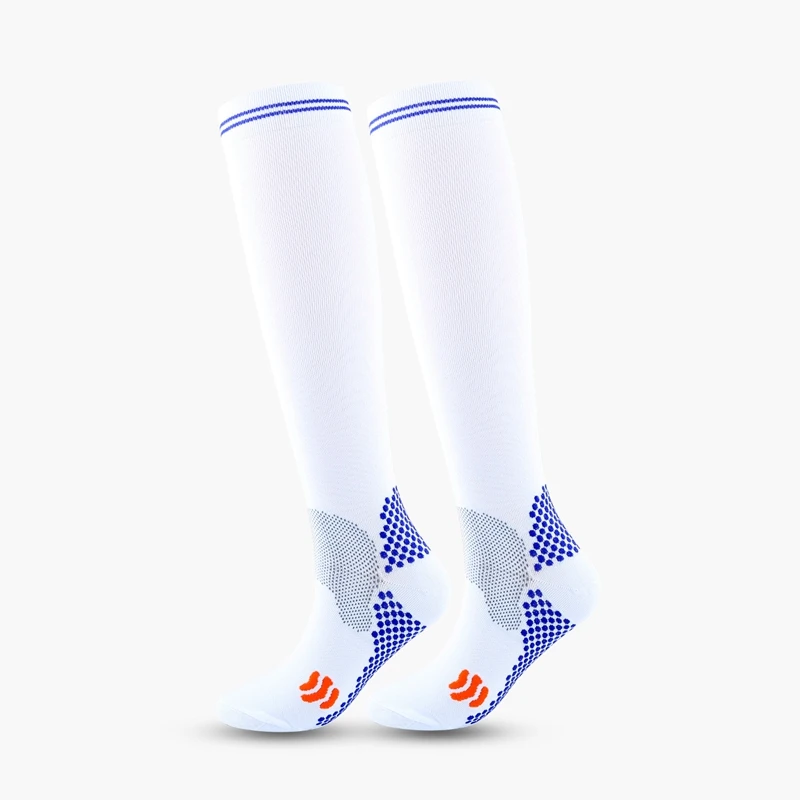 Outdoor Elasticity Breathable Men Compression Socks Unisex Sweat Absorption Long Tube Sports Pressure Socks Cycling Socks