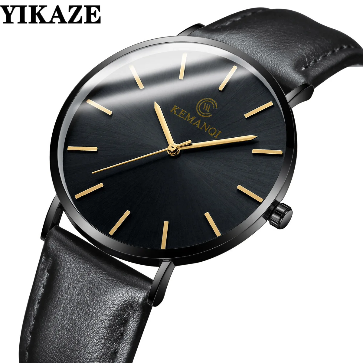 

Men's Watch Ultra-thin Men Business Watches Fashion Simple Leather Strap Quartz Wristwatch Clock reloj hombre Relogio Masculino