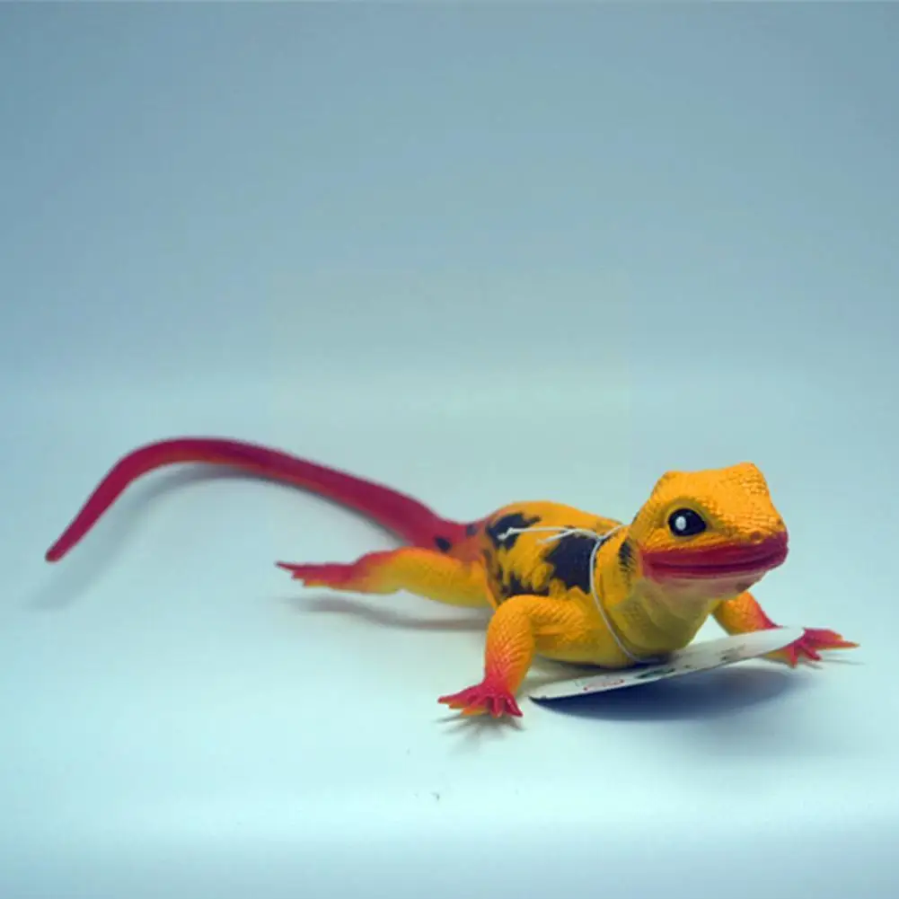 

37 см имитация ящерицы игрушка модель дети пищалка животное модель раннего развития обучающие игрушки для детей искусственная кожа 1 шт. E5z5