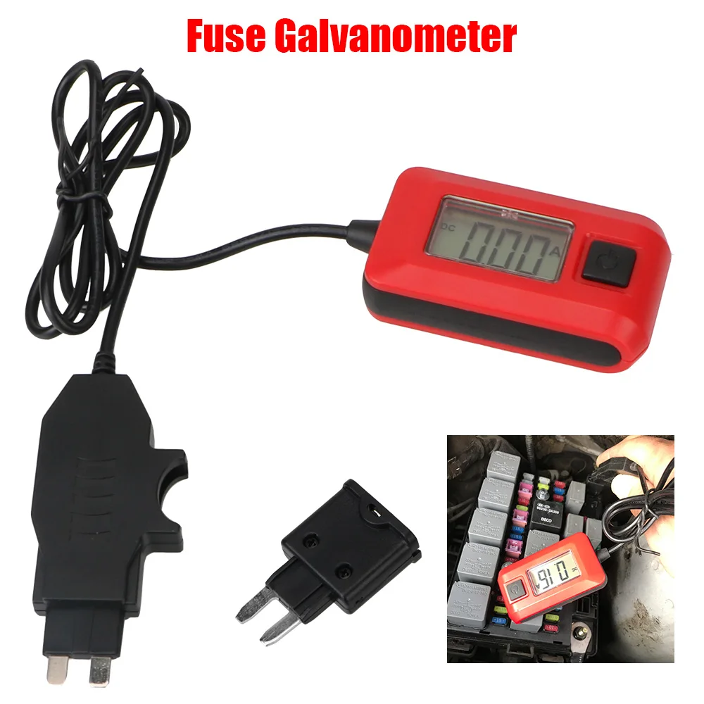 

By Fuse Diagnostic Tool AE150 12V 20A Car Circuit Fault Finding Fuse Galvanometer Vehicle Fault Detection 0.01A~19.99A