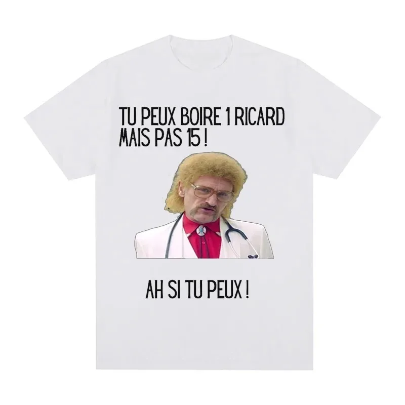 Мужская Хлопковая Футболка С Забавным Дизайном Drink Ricard Классический Топ