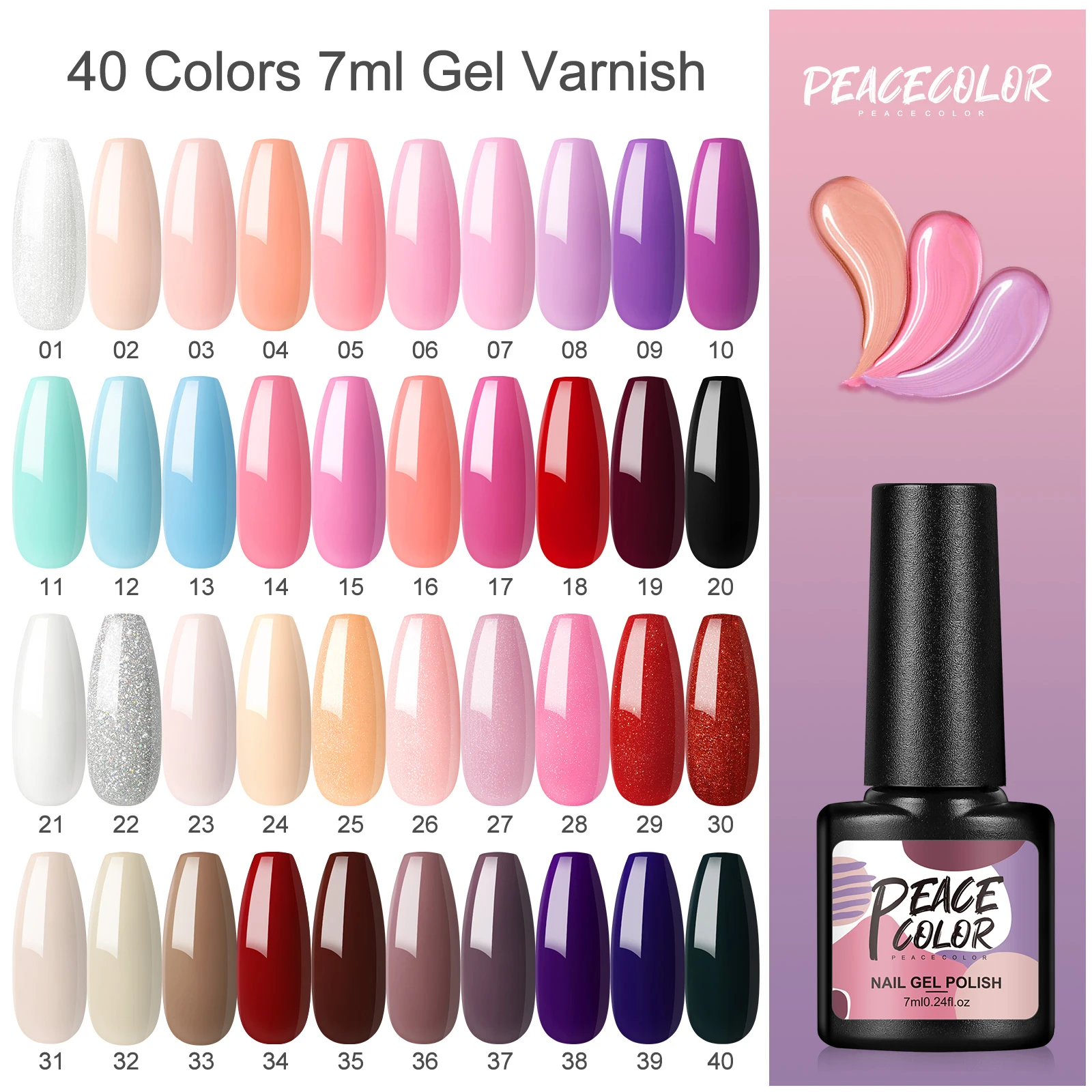

Gel Nail Polish Set 10/12/15/18/20PCS Winter Semi Permanent Gel Hybrid Varnish Need Base Top Coat Nails Art Nail Polish Kit