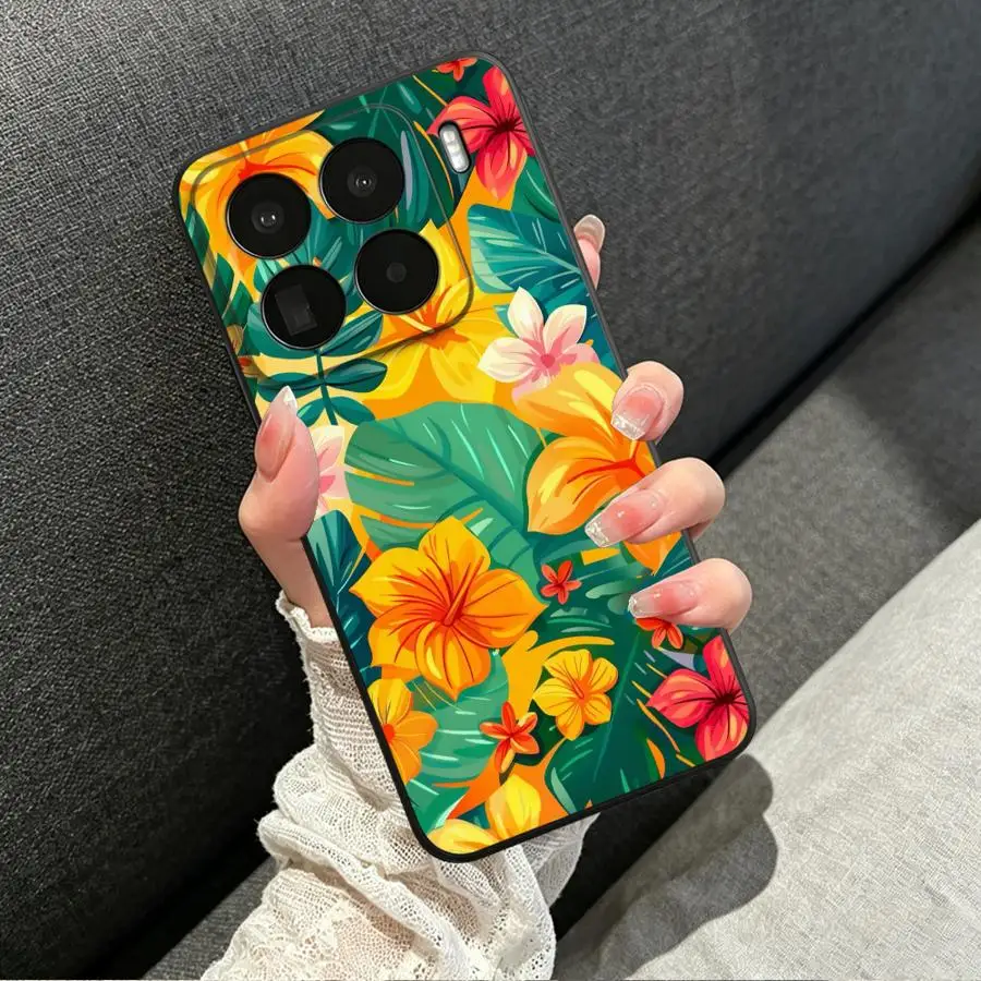 Фото Чехол для телефона с тропическими цветами для Xiaomi Poco X8 Pro Max M7 X7 C85 F6 X3 F5 F8 Ultra X5 C71 X4 F7 F4 №2