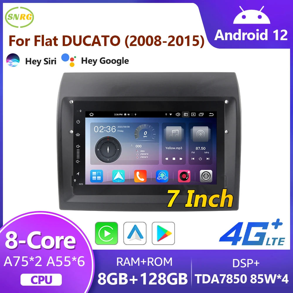 

Car Radio Stereo For Fiat Ducato 2008-2015 Citroen Jumper Peugeot Boxer Android Head Unit Multimedia Video Player Carplay+Auto
