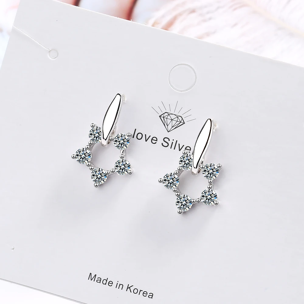 Todorova New Arrival Korean Trendy Cubic Zircon Star Earrings For Women Jewelry Accessories Girls Stud Earings Boucle D'oreille
