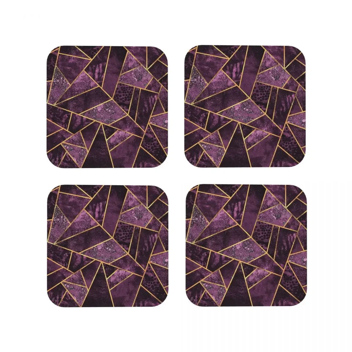 Подставки из сливы кофейные коврики набор 4 подставок чашки столовые приборы