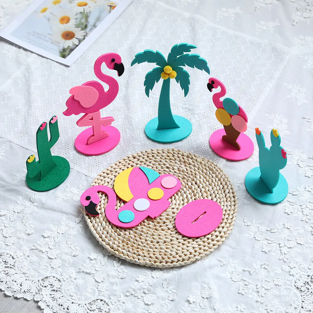 

2pcs/set Mermaid Theme Party Decoration DIY Felt Coral Starfish Table Ornament Under the Sea Girl Baby Birthday Party Supplies