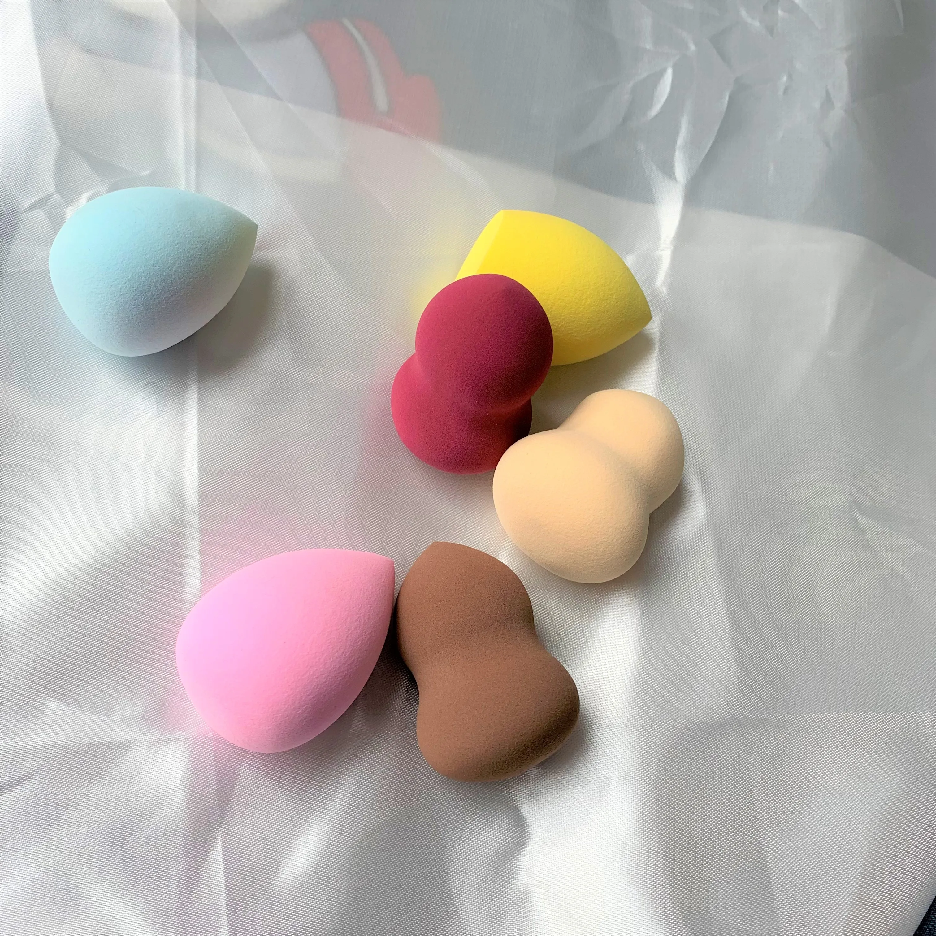 

6PCS Cosmetic Puff Set Makeup Foundation Sponge Women Powder Puff Makeup tools Wholesale Make up Blender