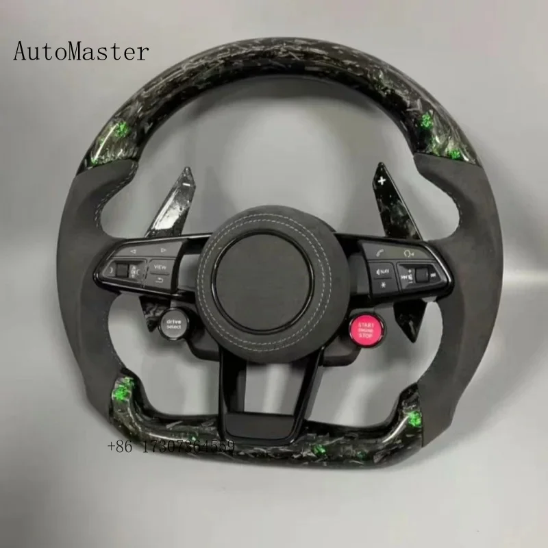 Фото Индивидуальный руль из карбона для Audi A1 A2 A3 A4 A5 A6 A7 S3 RS3 S4 RS4 S5 RS5 S6 RS6 TT TTRS R8 №3