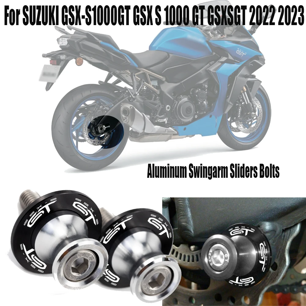 

GSXS1000GT 2023 New GSX-S GT Aluminum Swingarm Sliders Bolts 8mm For SUZUKI GSX-S1000GT GSX S 1000 GT GSXSGT 2022 2023