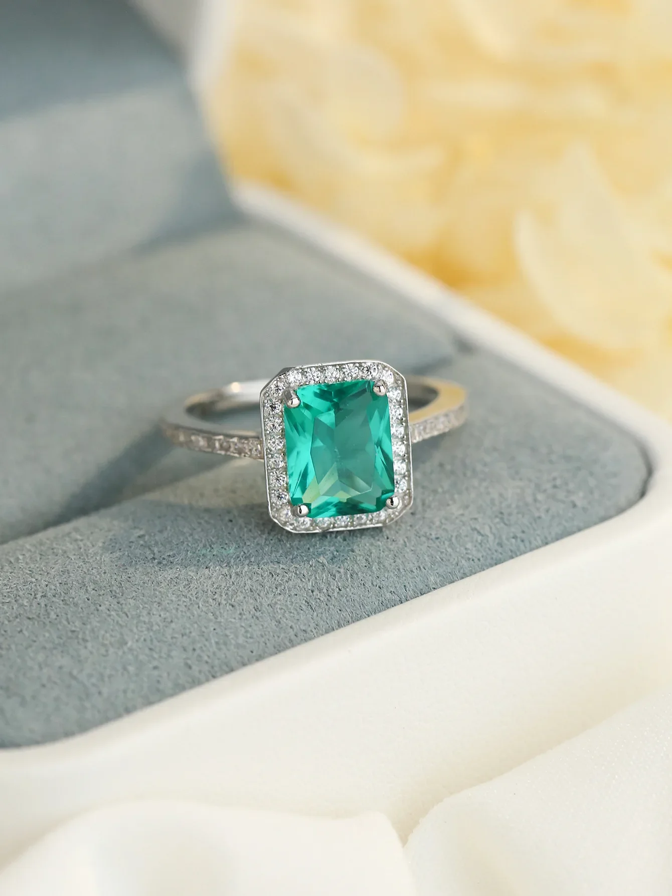 Женское кольцо из чистого серебра 925 пробы в ретро-стиле