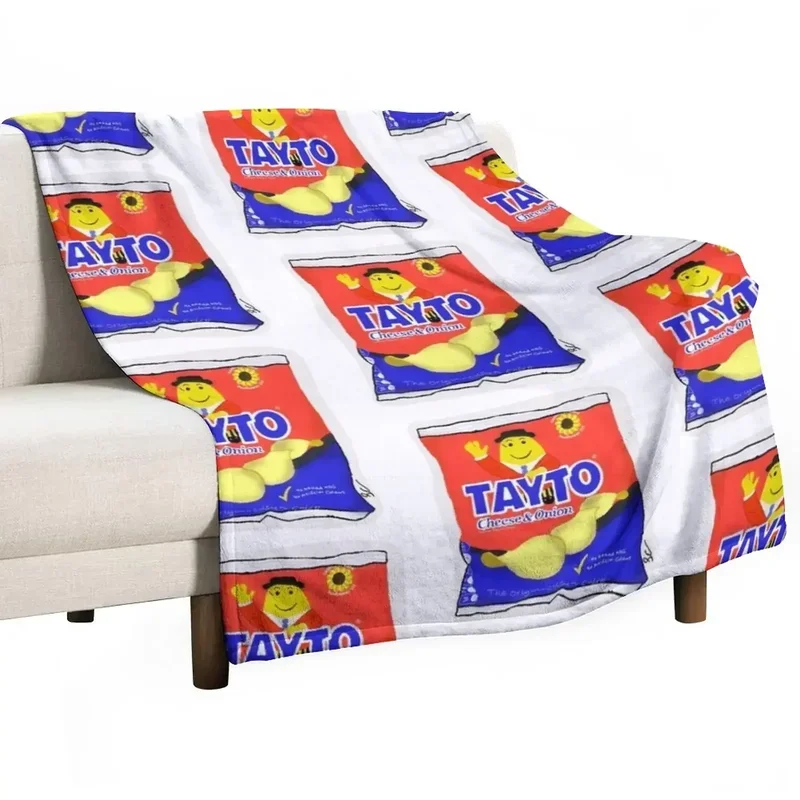 Tayto сыр и лук Ирландское одеяло пушистая кровать модные одеяла