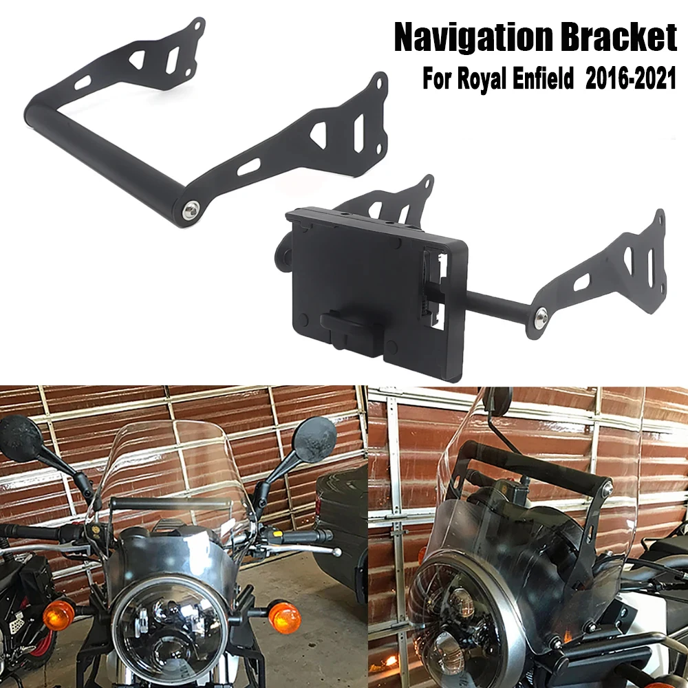 Для Royal Enfield 2016-2021 мотоциклетный мобильный телефон GPS-крепление навигационная