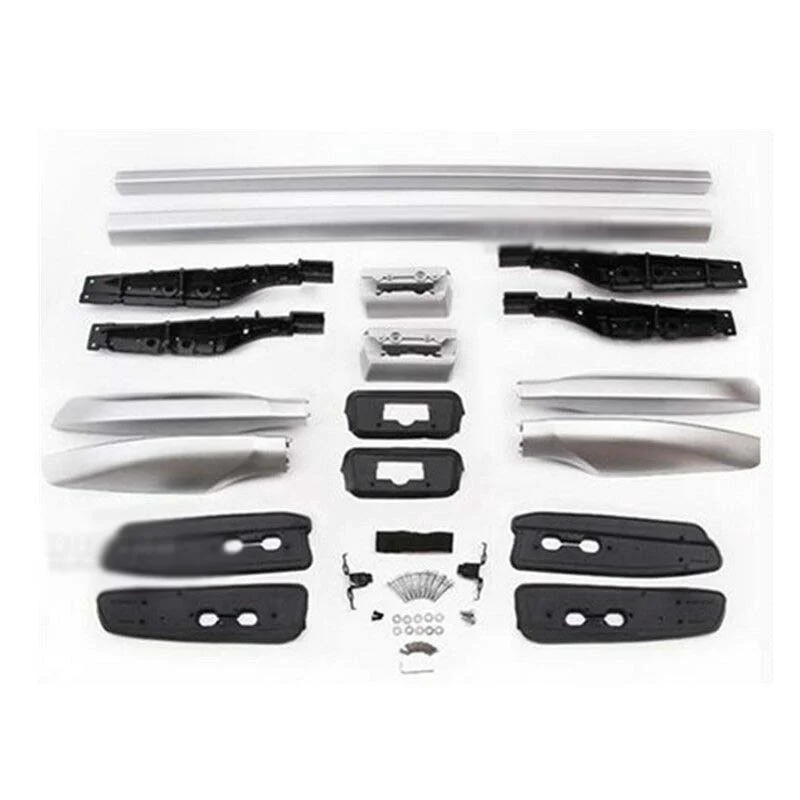 

Auto Parts Factory Direct Selling Prado FJ150 2010-2018 Silver Roof Rack Rails Roof Exterior Crossbars
