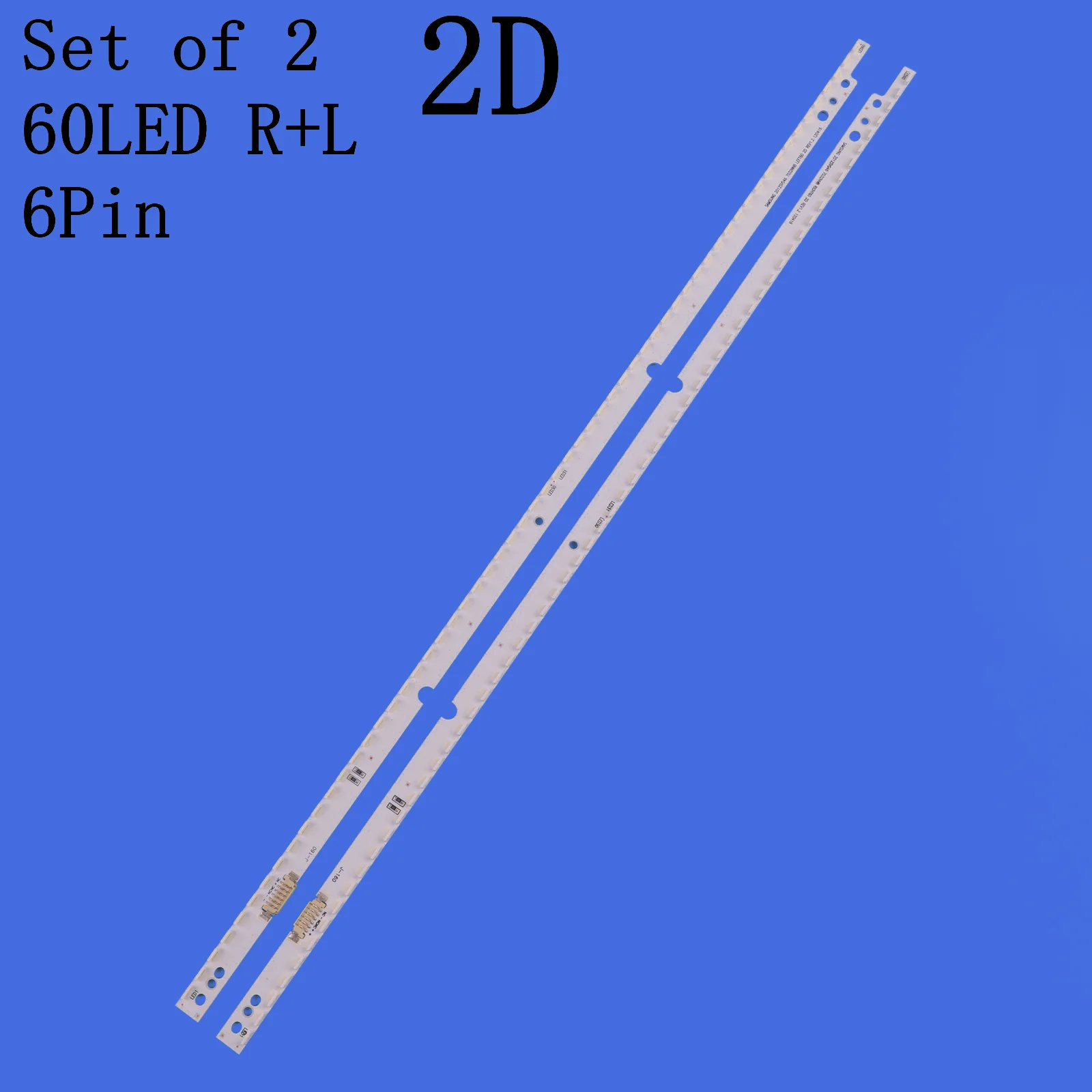 2pcs  46 Inch Edge LED Strips for Samsung LTJ460HN06 UE46ES5