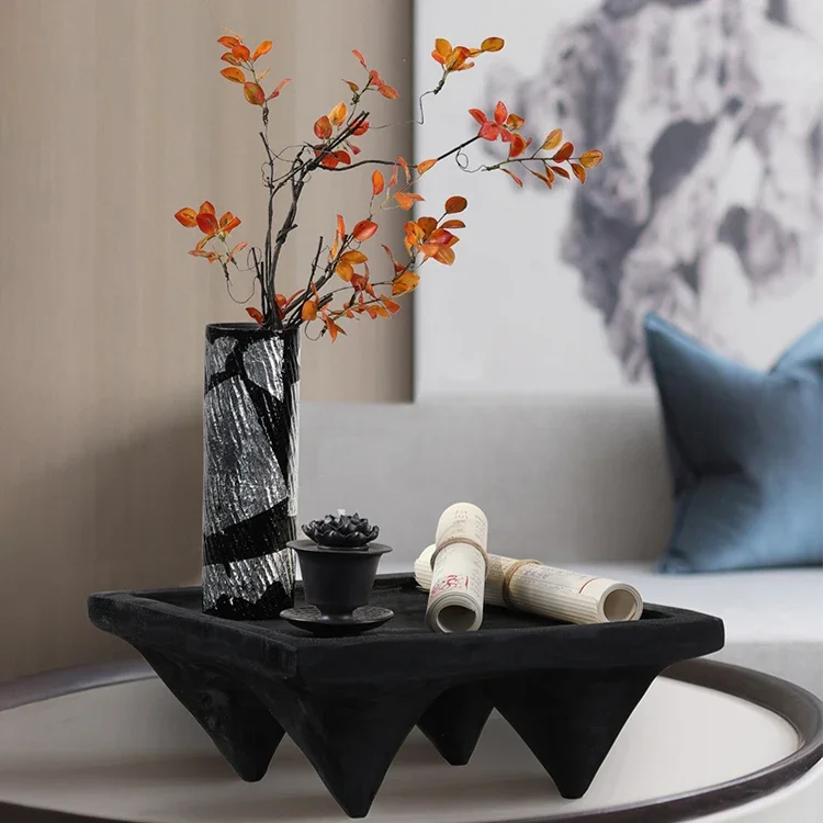 Татами из массива дерева журнальный столик риса медитация в стиле дзен