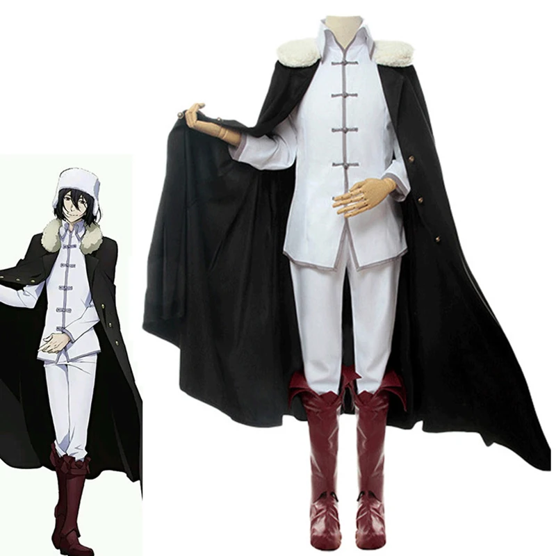 Аниме Бунго Бродячие Собаки Федор Достоевский Косплей Костюм Для Взрослых