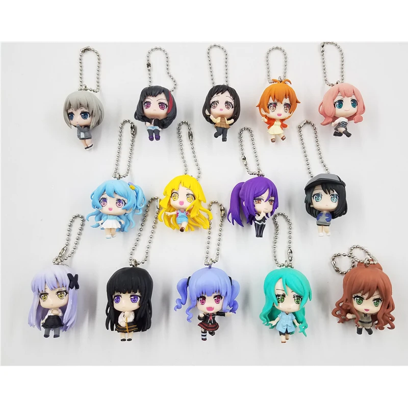 

K-ON Okuda Nao Saitou Sumire Hayashi Sachi Yoshida Ayame Hirasawa Yui Anime Peripherals Pendants Gashapon Toy PVC Model