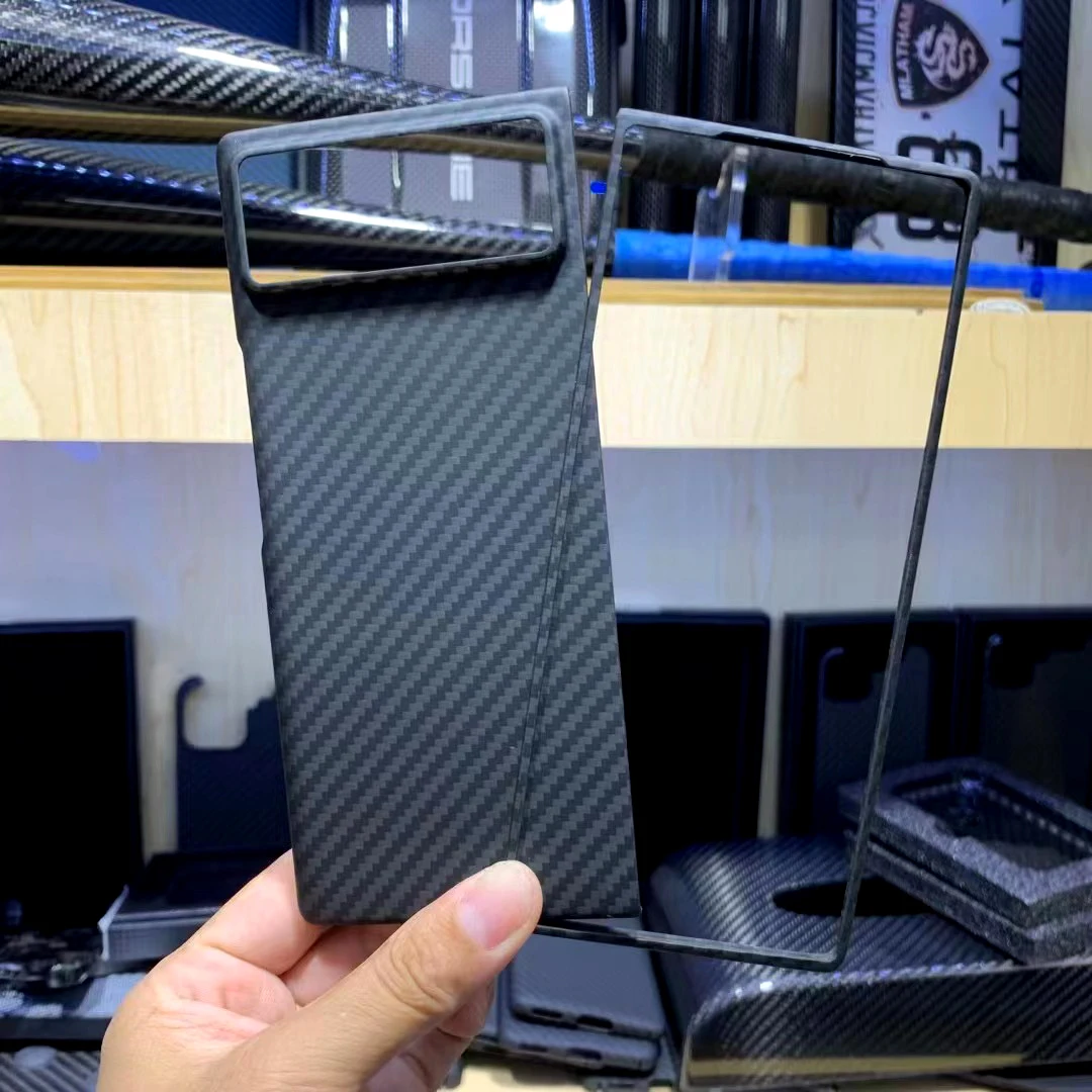 

Dropshipping Real Aramid Fiber Carbon Fiber Protective ForXIAOMI MIX Fold2 Ultra-Thin High-end Business For MIX Fold2 CASE Cover