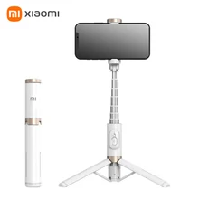 Xiaomi Selfie Stick Telescopic Rod Phone Tripod Mobile Stand Bluetooth Tripod Stand with Remote Control Ring Light Mini Tripod 