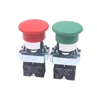 1 pcs 22mm push button switch green red 1no1nc self reset np2 series bc31 mushroom head switches pure silver contacts