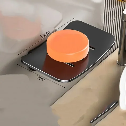 Настенная металлическая мыльница