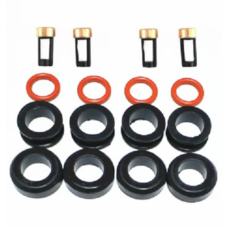 

Injector Repair Kit Fuel Injector Seal O-Ring Kit Seals Filters for Subaru Wrx Sti Legacy GT 195500-3910 16611-AA510