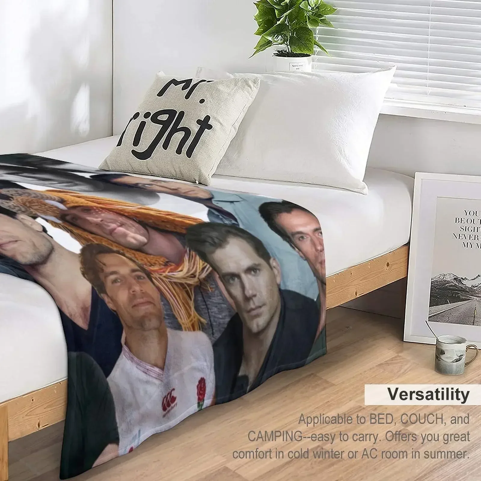 Фотоколлаж Хеный кавиль пледы лохматое мягкое клетчатое одеяло