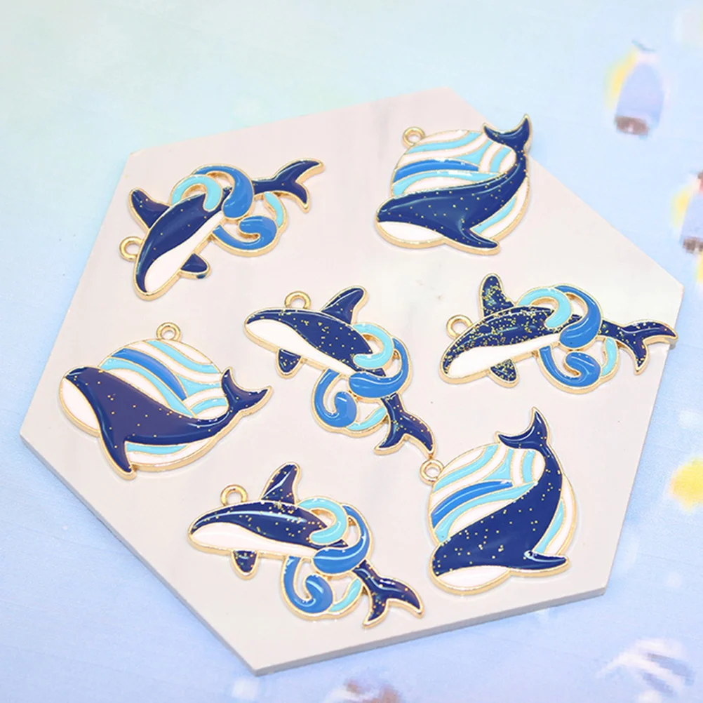 

10 Pcs Pendant Keychain Accessories Pendants Bracelet Decor Charms Jewelry Necklace Decorative Creative Ring Hangings Alloy