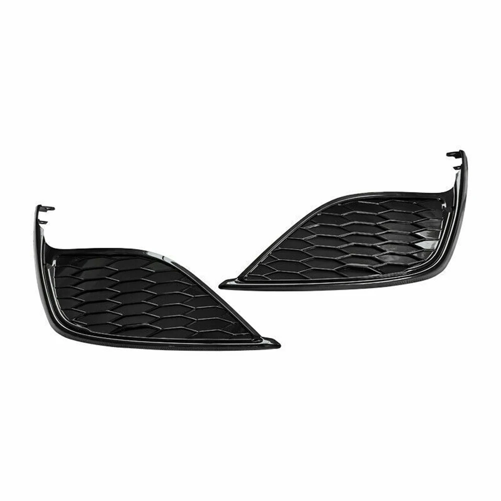 1 Pair Front Bumper Fog Light Cover Bezel Fog Lamp Grille Without Hole for Toyota Camry SE XSE 2021 2022