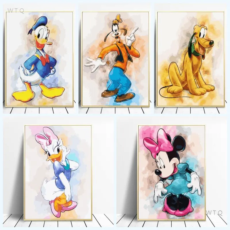 

Картина на холсте «Микки Маус и Дональд Дак»