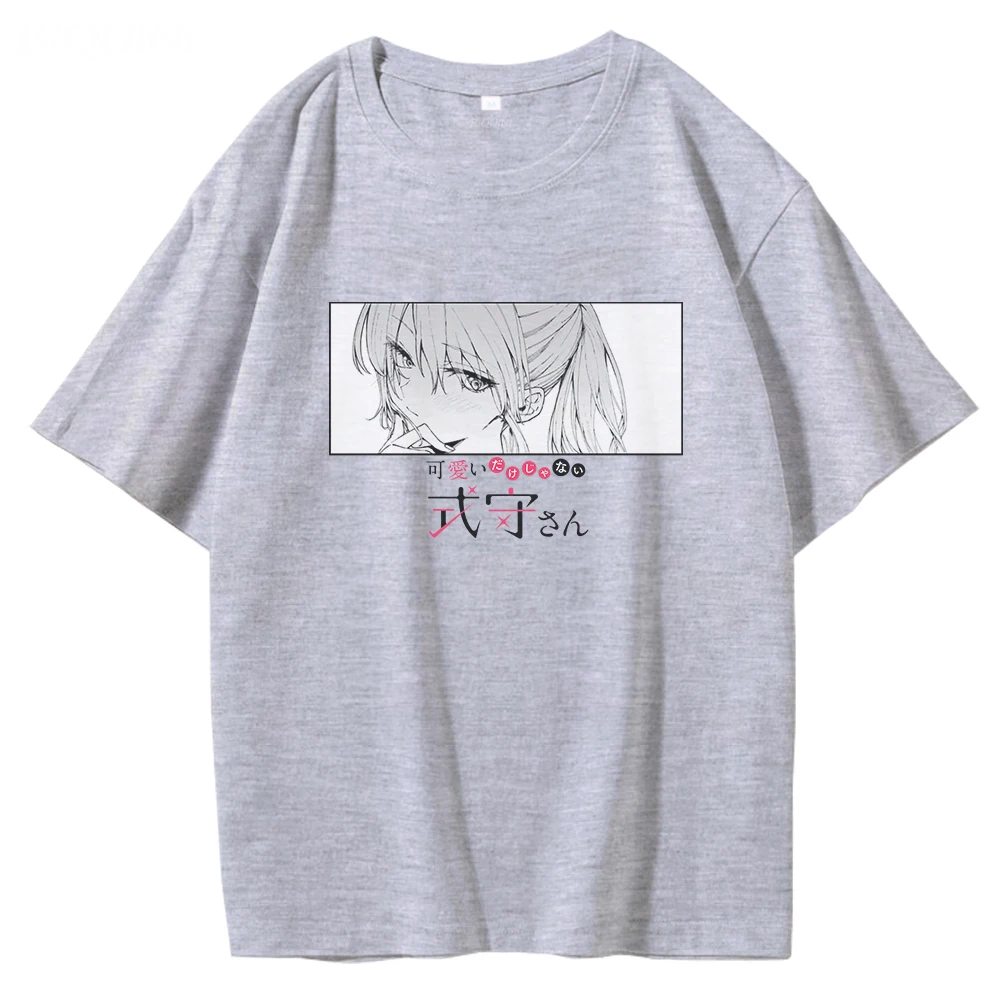 

Shikimori Micchon Shikimori's Not Just A Cutie Oversized T Shirt Men Women Print Cotton Anime Tees Streetwear Summer Tops Unisex