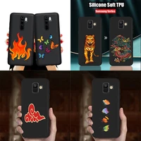 dragon butterfly cloud tiger flame cover for samsung galaxy a5 a6 a7 a8 a10 a30 a40 a50 a22 a32 a72 a82 j7 j8 plus phone case