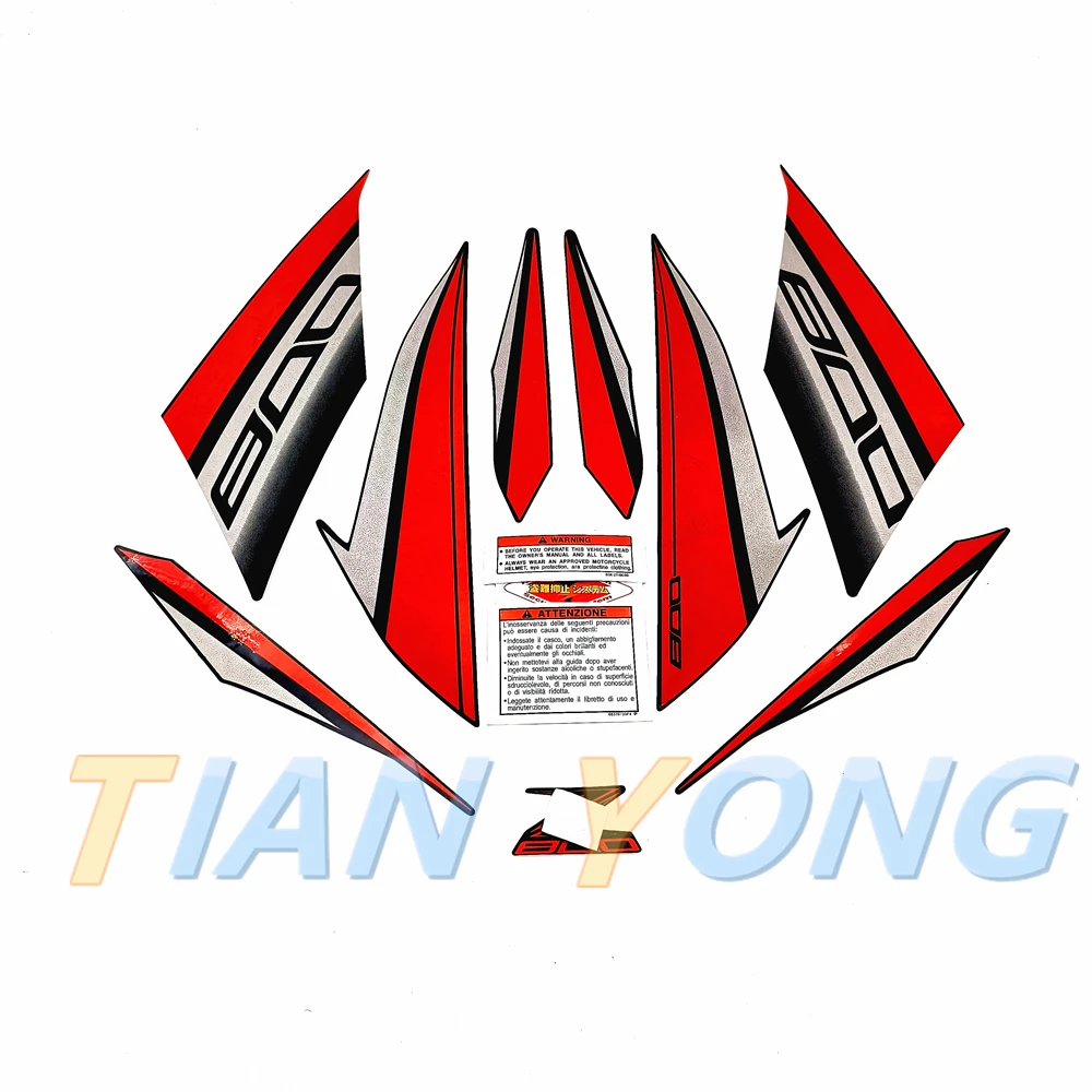 

NEW Motorcycle High Quality Fairing Full Kit Red Stickers Waterproof Decoration Protector Decals For Kawasaki Z800 2013-14-15-16