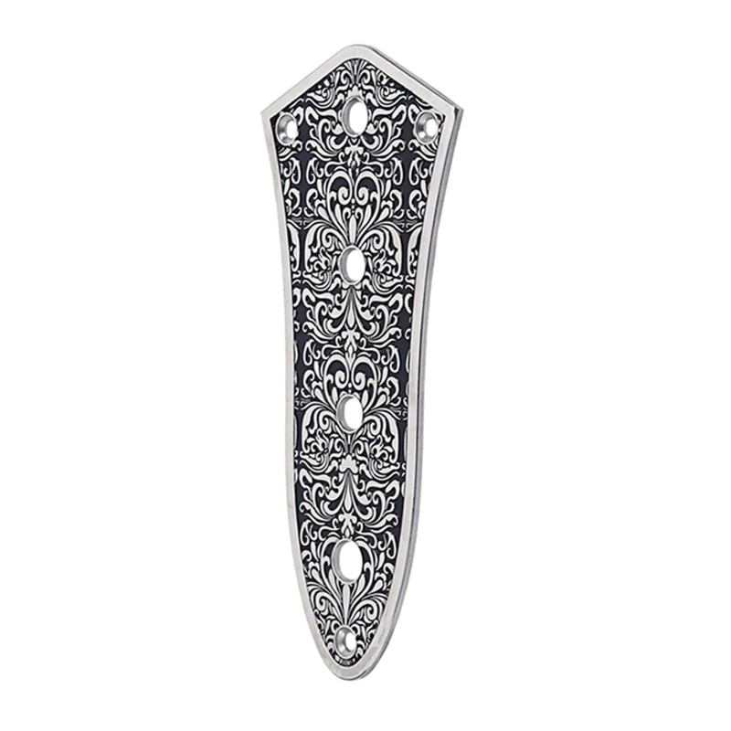 

Bass Control Plate 4 Holes Bass Control Plate Carved Flowers Bass Control Plate