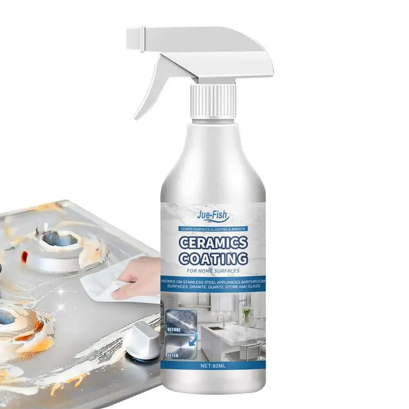 

Ceramic Spray Coating 60ml Ceramic Coating Spray For Home Protective Multifunctional Easy Use Coating Cleaner For Laminate