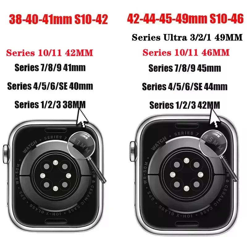 Ремешок для Apple Watch Ultra 23, 49 мм, 46 мм, 4544424140 мм, регулируемый нейлоновый браслет Correa iWatch Series 10, 11, 9, 6, 7, 8 SE (art.: 3920dbf4eb7ce) - 3920dbf4eb7ce