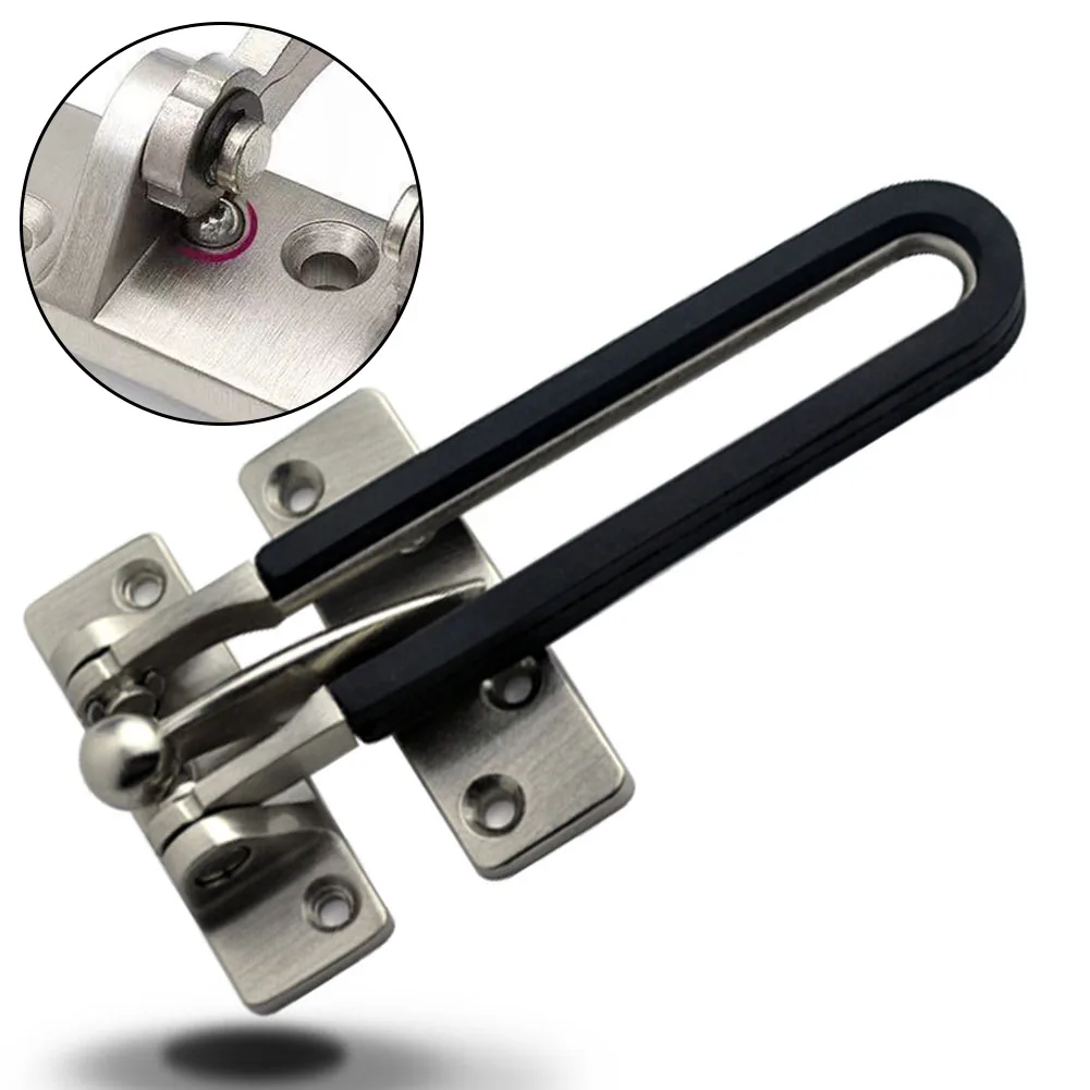 

1PC 66*133mm Door Security Chain Heavy Duty Door Guard Restrictor Security Catch Door Strong Safety Lock Chain Door Hardware