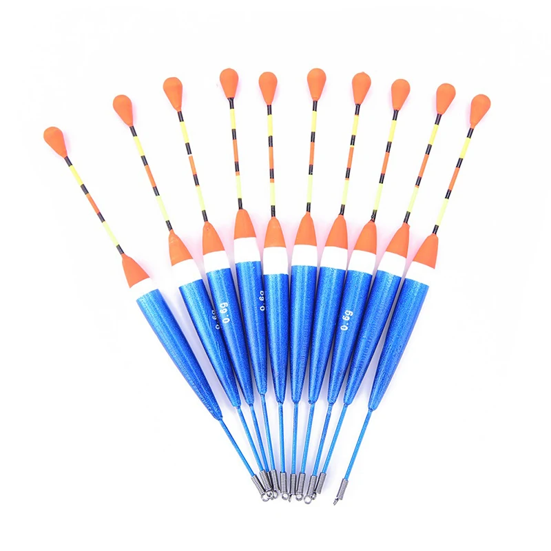 

10Pcs Mix Color Fishing Floats Bobber Fishing Light Stick Floats For Fishing Accessories