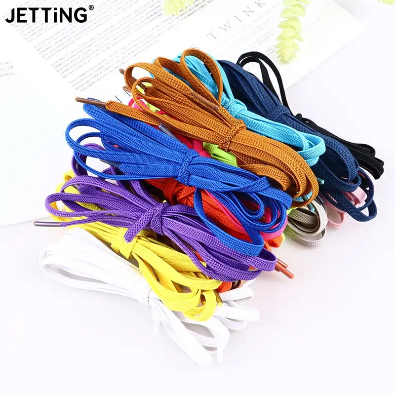 

1 пара, эластичные плоские шнурки для кроссовок, без завязывания