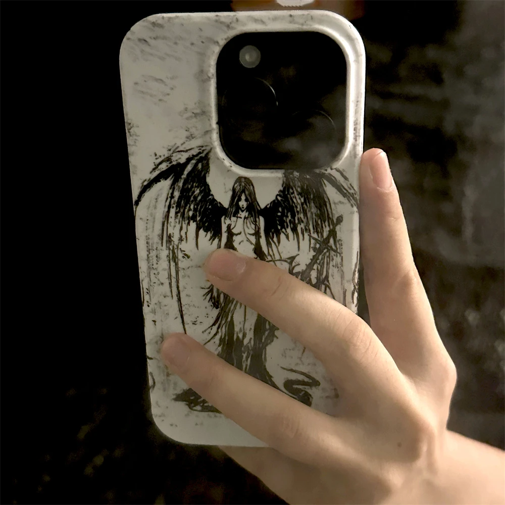 Чехол в стиле ретро для iPhone 16 15 14 13 Pro Max 11 12 Mini XR XS 7 8 Plus