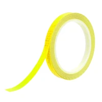 motors bicycle car fluorescent reflective bicycle wheel adhesive tape 1cm x 8m for mountain biking safety wheel decoration