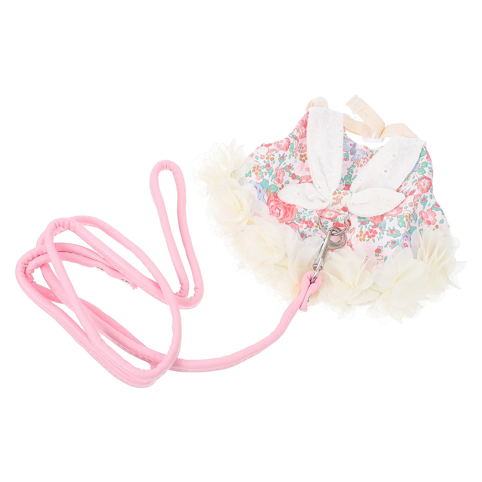 

1 Set Harness Bunny Costume leash Small Animals Harness Bunny Dress and Leash Rabbit Harness for Walking Bunny Decorate