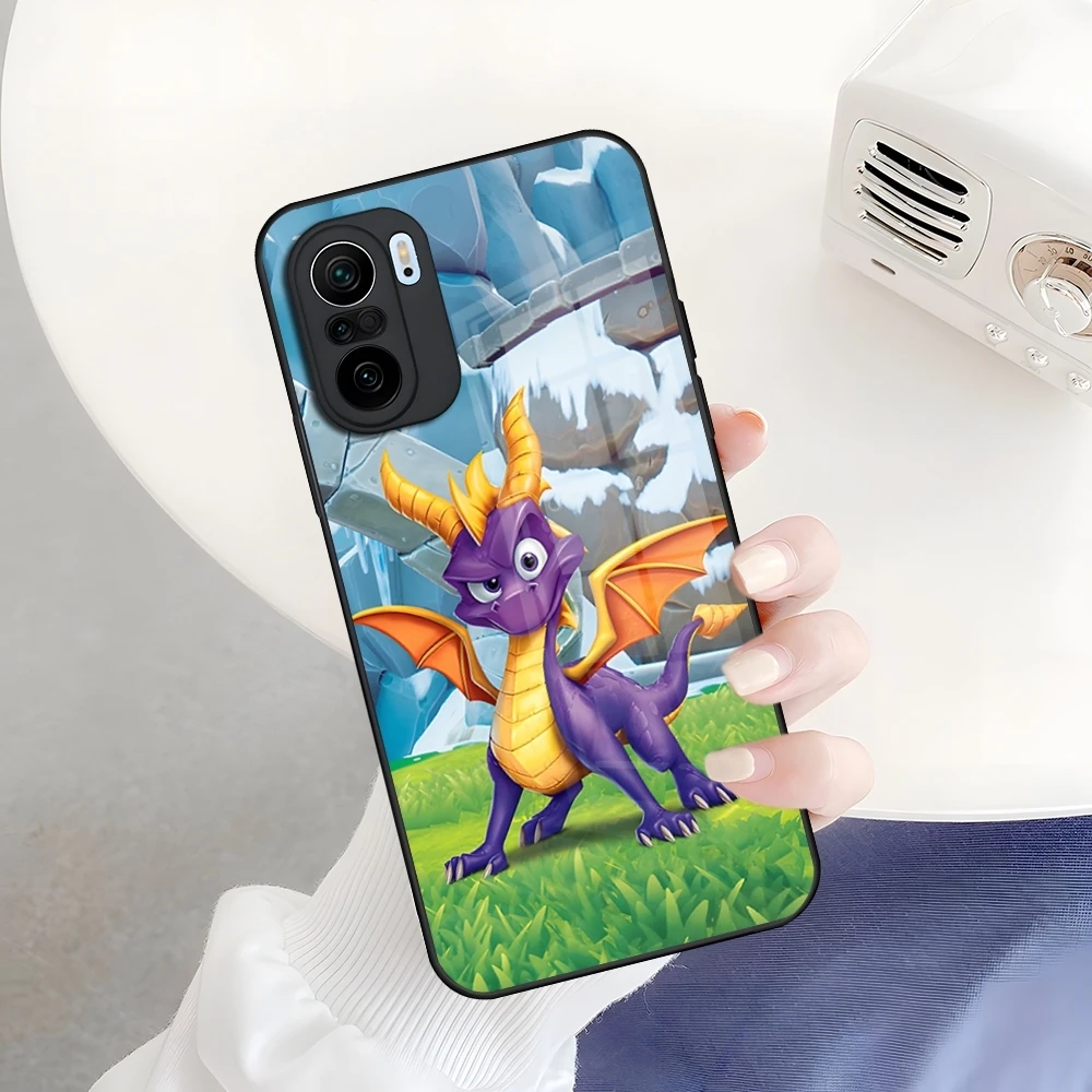 Чехол для телефона Game S-Spyro the D-Dragon для Xiaomi 17 Redmi Note 15 13 14 T Pro Plus Ultra 4G 5G, стеклянный чехол (art.: 3920dc87bf980) - 3920dc87bf980