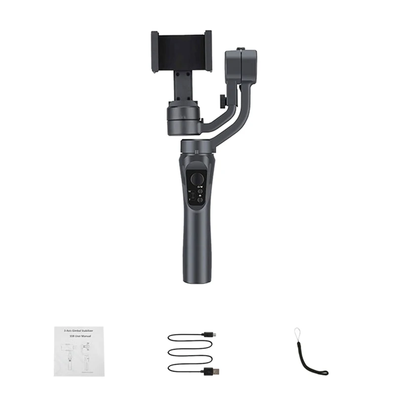 F6 3 Axis Gimbal Handheld Stabilizer Cellphone Action Camera Holder Anti Shake Video Record Smartphone Gimbal For Phone