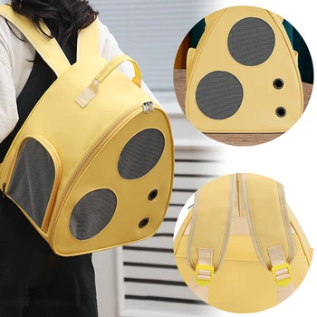 Pet Cat Carrier Bags Outdoor Breathable Pet Carriers Small Dog Puppy Backpack Kitten Travel Pet Bag Transport Puppy Carrier 4